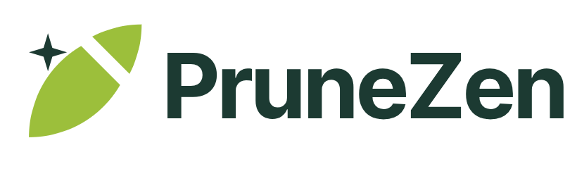PruneZen gardening and cleaning services logo